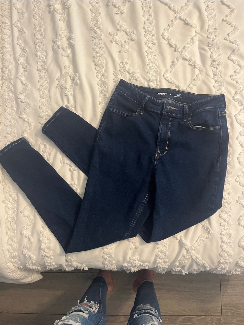 Old Navy Dark Wash High-Rise Skinny Jeans